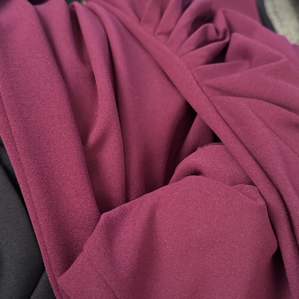 Sachin + Babi One-Shoulder Wine Dress - Picture 7 of 9